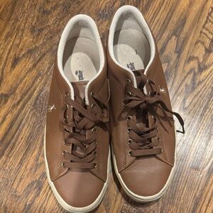 Polo Ralph Lauren Brown Leather Sneakers US 9